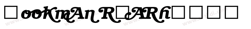 bookman swash字体转换